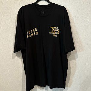 Inaka Power Men's Black Color Pullover Short Sleeve Crew Neck T-Shirt Size 2XL